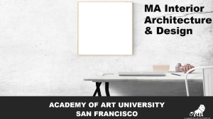 MA Interior Architecture & Design