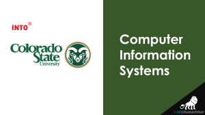 Master of Computer Information Systems