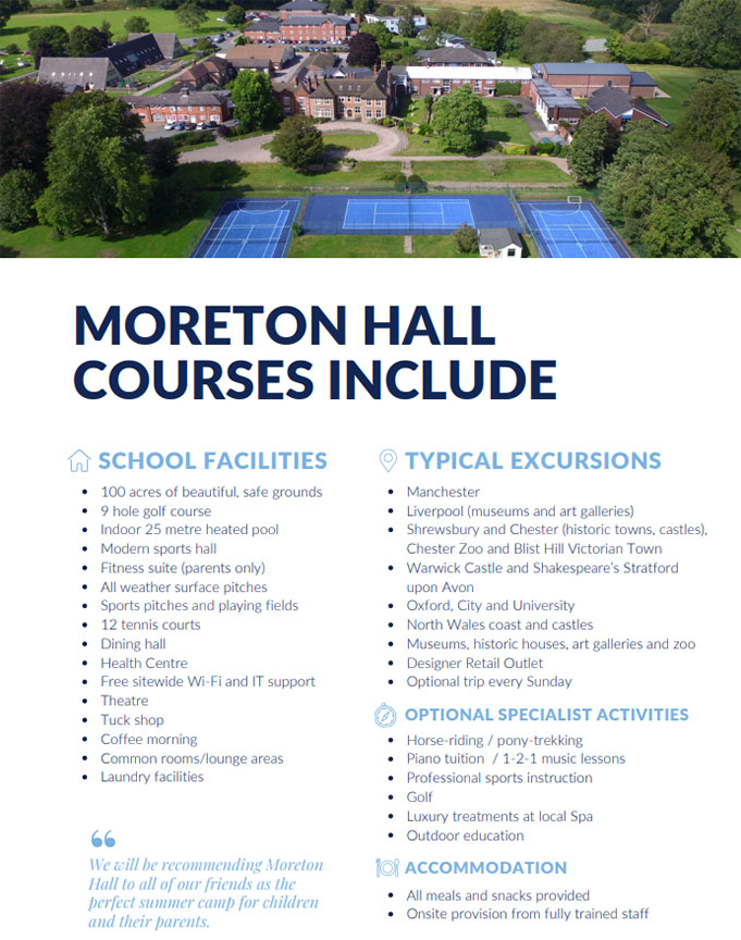 parent and child course moreton hall uk 10